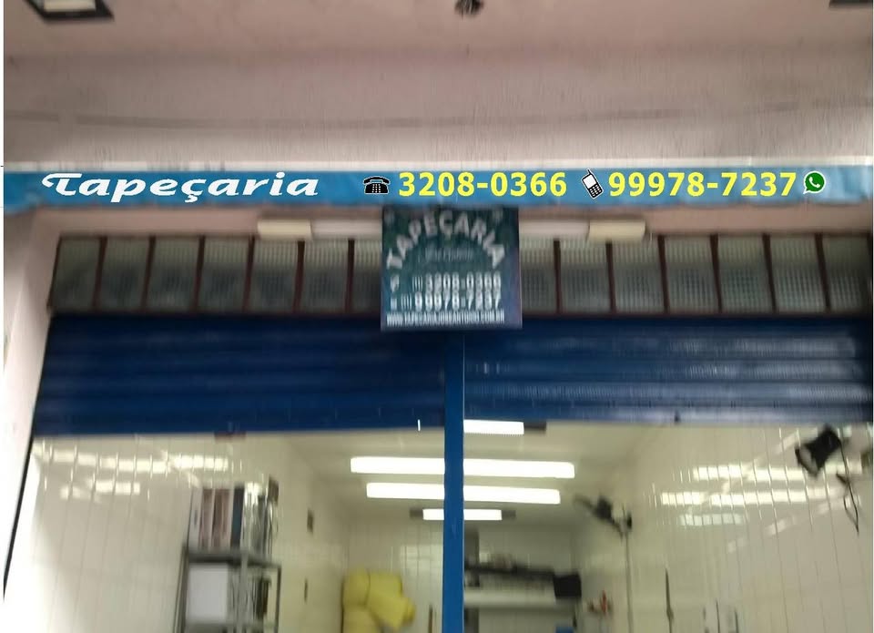 Fachada da Tapeçaria José Antonio, especialista em estofados